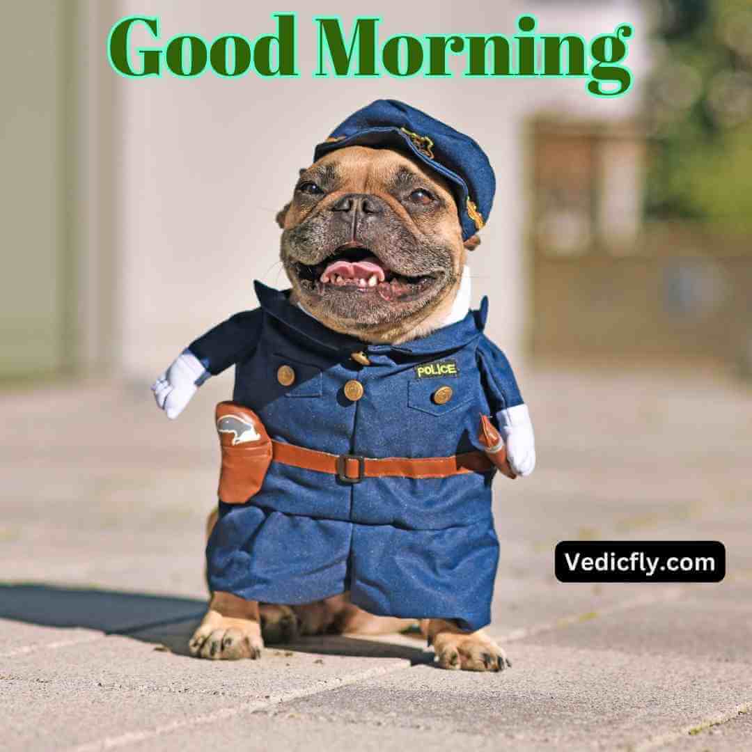 dog funny cloth looking good . good morning blessings images 