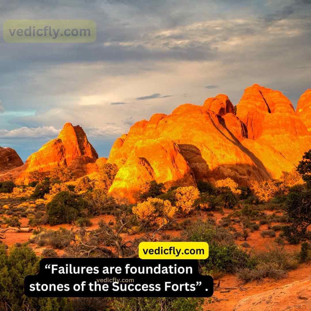 “Failures are foundation stones of the Success Forts” - Invajy