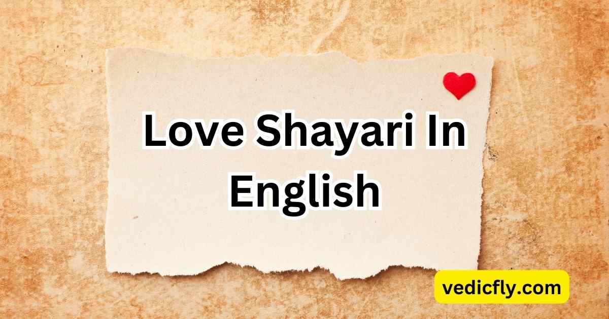 Love Shayari In English