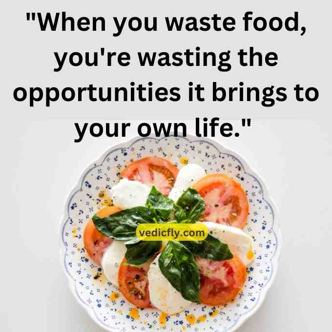 Don't Waste Food Quotes