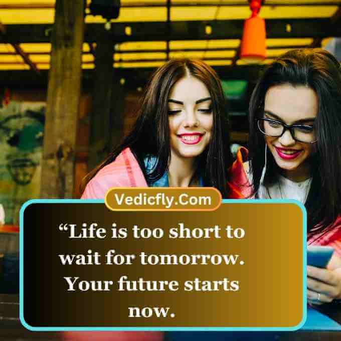 These images both young girls smile face  and looking front side include keywords- Life Is Too Short Quotes, Deep Life Is Too Short Quotes, Sad Life Is Too Short Quotes, Happy Life Is Too Short Quotes